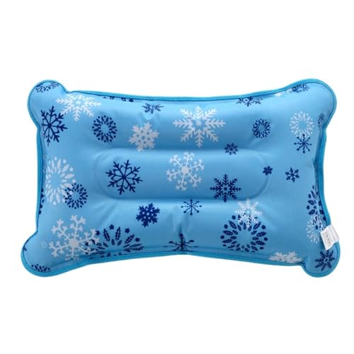 pipisweet Kühlmatte für Hunde, für den Sommer, Kälteunterlage für Hunde, Zubehör, Katze, strapazierfähige Decke, wasserdicht, Eismatten für kleine große Hunde, Kissen (leichte Schneeflocke) von pipisweet