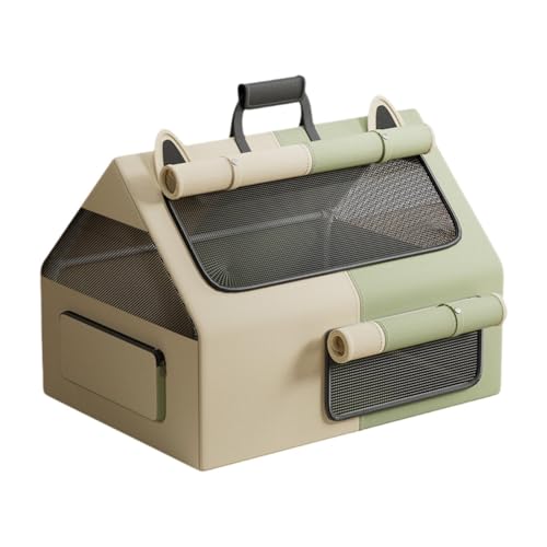 Katzenlaufstall Geburtszelt - Geräumiges Umstandsgehege für Katzen & Kätzchen - Tragbarer Indoor/Outdoor Kreißraum von pistro