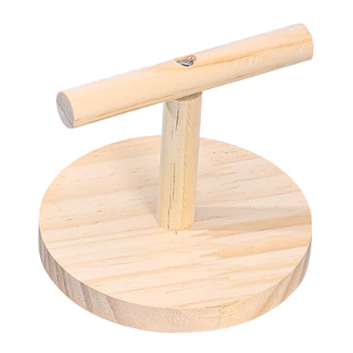 Papageien-Spielständer aus Holz für kleine Vögel, freistehende Sitzstange für Finken, Lovebirds, Sittiche, Kakadus Papageien-Spielständer aus Holz für kleine Vögel, freistehende Sitzstange für Finken, Lovebirds, Sittiche, Kakadus von pistro