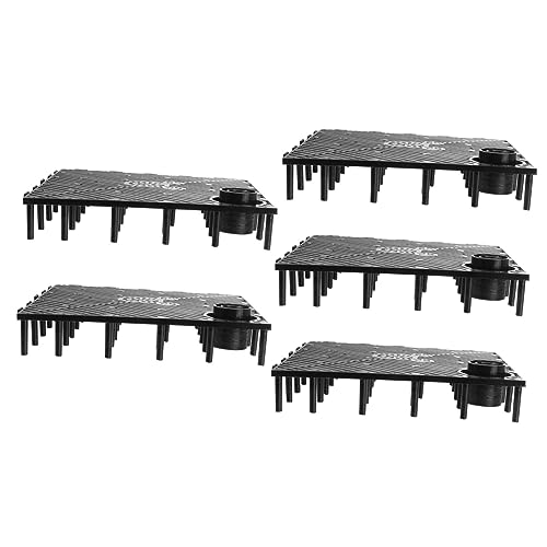 pistro 5 x Kiesfilter, Aquarium-Filterplatten für Aquarien, Bodenfilter, schwarzer Aquarium-Sand, schwarzes Sieb, Fischzuchttanks aus Kunststoff pistro 5 x Kiesfilter, Aquarium-Filterplatten für Aquarien, Bodenfilter, schwarzer Aquarium-Sand, schwarzes Sieb, Fischzuchttanks aus Kunststoff von pistro