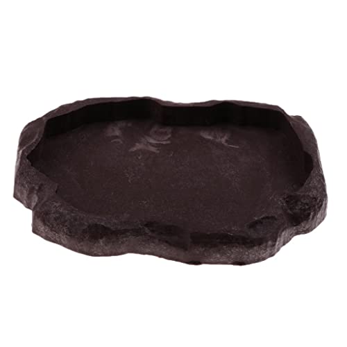 pistro Futternapf für Reptilien-Schildkröten-Gecko, Futter- und Wasser-Harz, ungiftig, leicht zu reinigen, mittlere Größe, 18 x 15 cm, Braun pistro Futternapf für Reptilien-Schildkröten-Gecko, Futter- und Wasser-Harz, ungiftig, leicht zu reinigen, mittlere Größe, 18 x 15 cm, Braun von pistro
