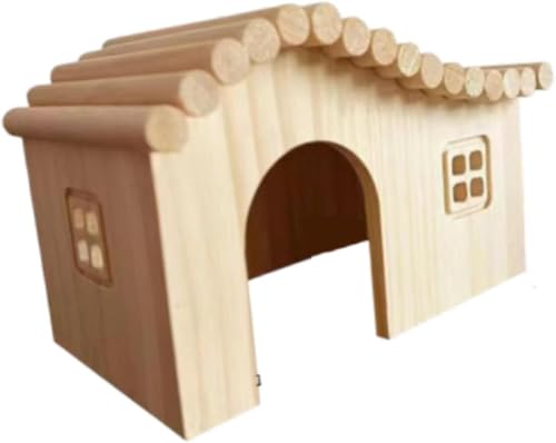 pistro Holz Hamsterhaus Versteck Kleintier Lebensraum Käfig mit Fenster Versteck für Hamster Mäuse Meerschweinchen Chinchillas Igel pistro Holz Hamsterhaus Versteck Kleintier Lebensraum Käfig mit Fenster Versteck für Hamster Mäuse Meerschweinchen Chinchillas Igel von pistro