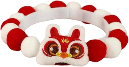 pistro Plüschbälle Welpen-Halskette, Katzenhalsband, dekorativ, Kätzchenhalsband, Welpenhalsband für kleine, mittelgroße Hunde, Spazierengehen, Neujahrsgeschenke pistro Plüschbälle Welpen-Halskette, Katzenhalsband, dekorativ, Kätzchenhalsband, Welpenhalsband für kleine, mittelgroße Hunde, Spazierengehen, Neujahrsgeschenke von pistro