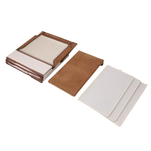 3 Ebenen Hundetreppen mit Aufbewahrungsbox faltbar Hochelastizität Schaumstoffpolster Haustiere für Couchbetten Kleine Hunde Welpen Flanell Leinen 60x35x30 cm (Plplaaoeajmudt-12) von plplaaoo
