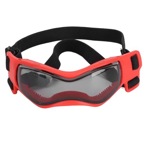 Hundebrille stilvolle Hunde Sonnenbrille uv Augenschutz Hundebrille Haustier Sonnenbrille für Outdoor verwenden Silikon -PC -Materialgröße 13x5x4cm (S) von plplaaoo