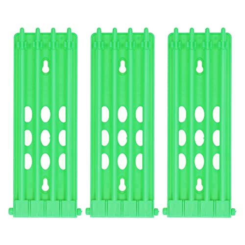 plplaaoo Taubenfußsrahmen 4 Säule Unabhängige Sparsparsparspar Rennspannung Zulieferer Fuß Platz für Tauben Farm ABS -Material 19,5 x 6,5 cm 3pcs (Green) von plplaaoo