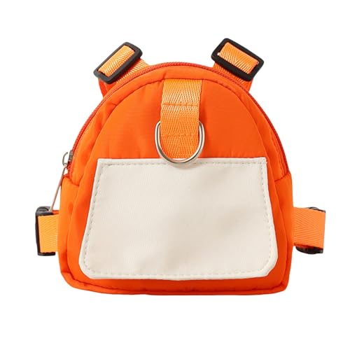 pofluany Haustier-Rucksack für kleine Hunde, modischer Haustier-Rucksack mit Geschirr, Halsband, Outdoor-Reisen, Welpen, Snack, Belohnungstasche, Hundetraining, Leckerli-Tasche, Aufbewahrungsrucksack von pofluany
