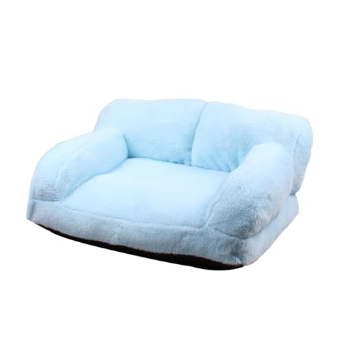 pofluany Hundebetten für kleine Hunde, Plüsch-Haustierbett für kleine, mittelgroße Katzen, Hunde, waschbar, Welpenschlafsofa, dick, warm, Katzen-Couch mit rutschfester Unterseite, Geschenk für pofluany Hundebetten für kleine Hunde, Plüsch-Haustierbett für kleine, mittelgroße Katzen, Hunde, waschbar, Welpenschlafsofa, dick, warm, Katzen-Couch mit rutschfester Unterseite, Geschenk für von pofluany