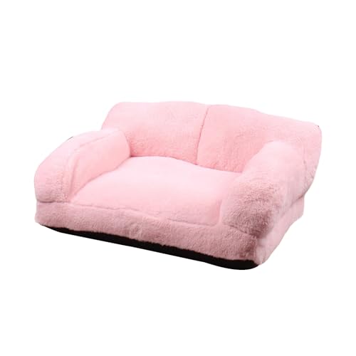 pofluany Hundebetten für kleine Hunde, Plüsch-Haustierbett für kleine, mittelgroße Katzen, Hunde, waschbar, Welpenschlafsofa, dick, warm, Katzen-Couch mit rutschfester Unterseite, Geschenk für pofluany Hundebetten für kleine Hunde, Plüsch-Haustierbett für kleine, mittelgroße Katzen, Hunde, waschbar, Welpenschlafsofa, dick, warm, Katzen-Couch mit rutschfester Unterseite, Geschenk für von pofluany