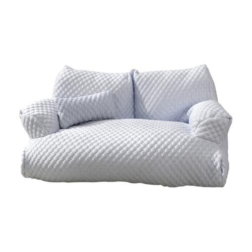 pofluany Kühlendes Hundesofa, Bett, kühlendes Haustier-Sofa, Bett, Sommer, kühlendes Bett, Schlafsofa, weiche Baumwollfüllung, Nest für kleine, mittelgroße und große Hunde, Katzen, Hundesofa, Sommer, pofluany Kühlendes Hundesofa, Bett, kühlendes Haustier-Sofa, Bett, Sommer, kühlendes Bett, Schlafsofa, weiche Baumwollfüllung, Nest für kleine, mittelgroße und große Hunde, Katzen, Hundesofa, Sommer, von pofluany