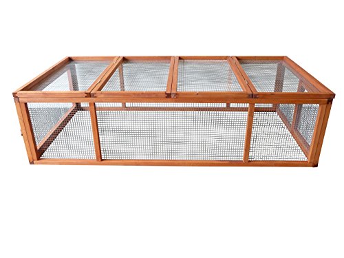 point-zoo Kleintierstall Hasenstall Freigehege 181x90x48,5cm von Jlwiy