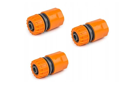 pokm toolsmarket 3 STK. Schlauch Kupplung 1/2 Zoll, Schnellkupplung ohne Wasserstop, Schlauchverbinder Set für Gartenschlauch, Schlauchverbinder 1/2", Kupplung, Adapter für Gartenschlauch pokm toolsmarket 3 STK. Schlauch Kupplung 1/2 Zoll, Schnellkupplung ohne Wasserstop, Schlauchverbinder Set für Gartenschlauch, Schlauchverbinder 1/2", Kupplung, Adapter für Gartenschlauch von pokm toolsmarket