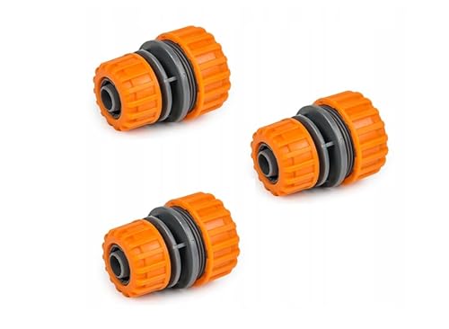 pokm toolsmarket 3 STK. Schlauch Verbinder 1/2 x 3/4 Zoll, Reperaturstück, Verbindung von Zwei Schlauchenden, Schlauchverbinder 1/2" x 3/4", Kupplung, Adapter für Gartenschlauch pokm toolsmarket 3 STK. Schlauch Verbinder 1/2 x 3/4 Zoll, Reperaturstück, Verbindung von Zwei Schlauchenden, Schlauchverbinder 1/2" x 3/4", Kupplung, Adapter für Gartenschlauch von pokm toolsmarket