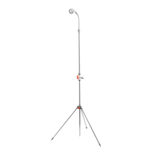pokm toolsmarket - Gartendusche & Sprühnebel 2in1, Höhe 175-230 cm Sprühwinkel verstellbar Stabil mit Dreibein Außendusche Nebeldusche für Terrasse Camping pokm toolsmarket - Gartendusche & Sprühnebel 2in1, Höhe 175-230 cm Sprühwinkel verstellbar Stabil mit Dreibein Außendusche Nebeldusche für Terrasse Camping von pokm toolsmarket