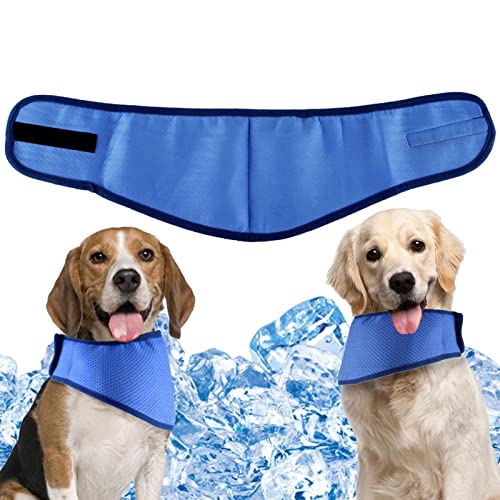 Kühlhalsband für Hunde - Atmungsaktives kühlendes Schal-Handtuch für Hunde | Eishalsband für Hunde und Katzen, Sommerzubehör, Haustierzubehör für heißes Wetter Pologmase von pologmase
