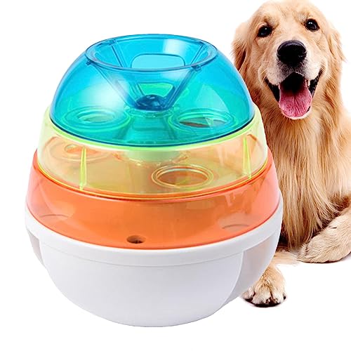 Leckerli-Turm für Hunde – Glatter Hundeball-Spielzeug, interaktives Leckerli-Dosierspielzeug | Leckerli-Türme für Haustiere | Leckerli-Dosierung von Hundespielzeugen | Haustier Slow Feeder Tumbler von pologmase