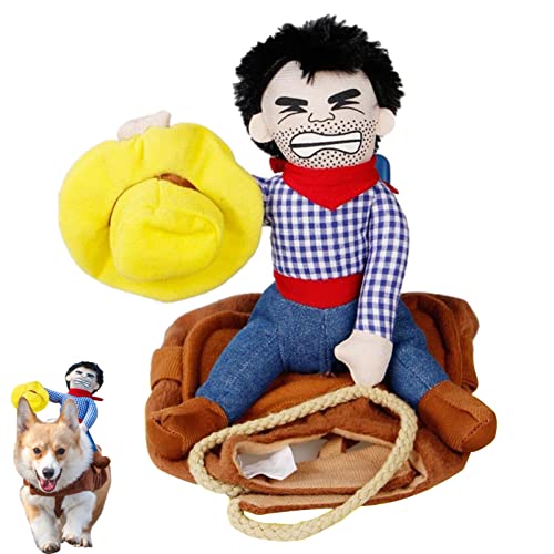 pologmase Hunde-Reitkostü , Polyesterfaser, Hunde-Cowboy-Reiter-Kostü mit Verschlüssen, Hundeanzug, Cowboy-Reiter-Stil, Sattelförmiges Kleid, Design für Möpse, Malteser, Jack Russell Terrier pologmase Hunde-Reitkostü , Polyesterfaser, Hunde-Cowboy-Reiter-Kostü mit Verschlüssen, Hundeanzug, Cowboy-Reiter-Stil, Sattelförmiges Kleid, Design für Möpse, Malteser, Jack Russell Terrier von pologmase