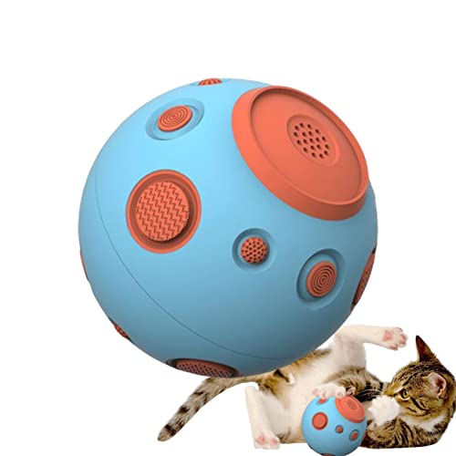 pologmase Quietschender Hundeball | Widerstandsfähiger quietschender Welpe, der Moon Toys zahnt,Tragbares Kauspielzeug für Katzenwelpen, weicher Haustier-Beruhigungsball zur Unterhaltung von pologmase