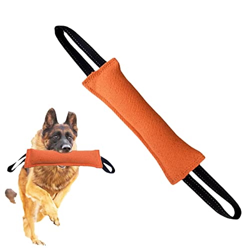 pologmase Tauziehen Hundespielzeug - Interaktives Seil-Hundespielzeug mit 2 reflektierenden Griffen | Reißfestigkeit für mittelgroße und große Hunde für aggressives Kauen beim Training und Spielen von pologmase