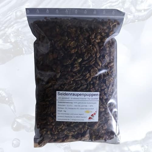 pondovit 1 kg Premium Seidenraupen - Koifutter - Fischfutter - Koi - Snack - Teich pondovit 1 kg Premium Seidenraupen - Koifutter - Fischfutter - Koi - Snack - Teich von pondovit