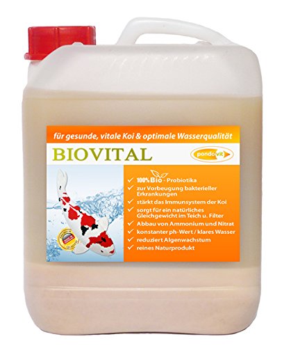 pondovit Biovital 2500 ml Milchsäurebakterien, probiotische Filterbakterien, Koi, Teich von pondovit