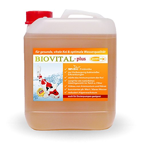 pondovit Biovital-Plus 5000 ml Milchsäurebakterien, probiotische Filterbakterien, Koi, Teich von pondovit