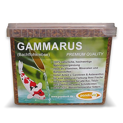 pondovit Gammarus (Bachflohkrebse - Premiumsnack - Koi Leckerbissen, 2.4 l von pondovit