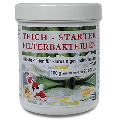 pondovit Starterbakterien, Filterbakterien, Teichbakterien, Koi, Teich, für 20.000 Liter Teichwasser pondovit Starterbakterien, Filterbakterien, Teichbakterien, Koi, Teich, für 20.000 Liter Teichwasser von pondovit