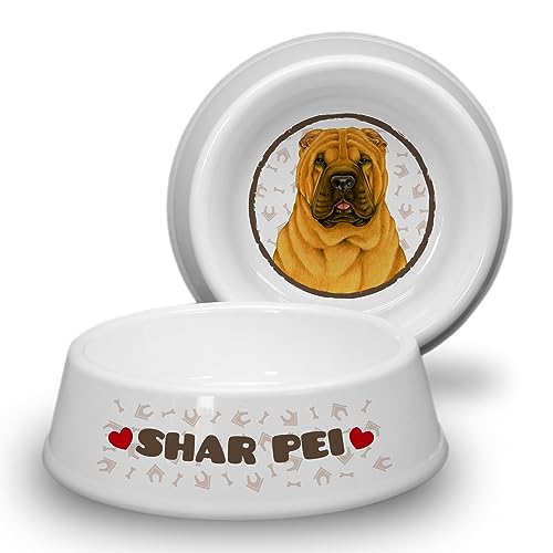 SHAR PEI - ABS Hundenapf Ø 21cm. Rutschfester Futternapf/Trinknapf für Hunde. Fressnapf, Wasserschale, Haustierschüssel auch für Leckereien geeignet. Praktisch, Robust und Langlebig. SHAR PEI - ABS Hundenapf Ø 21cm. Rutschfester Futternapf/Trinknapf für Hunde. Fressnapf, Wasserschale, Haustierschüssel auch für Leckereien geeignet. Praktisch, Robust und Langlebig. von power gift