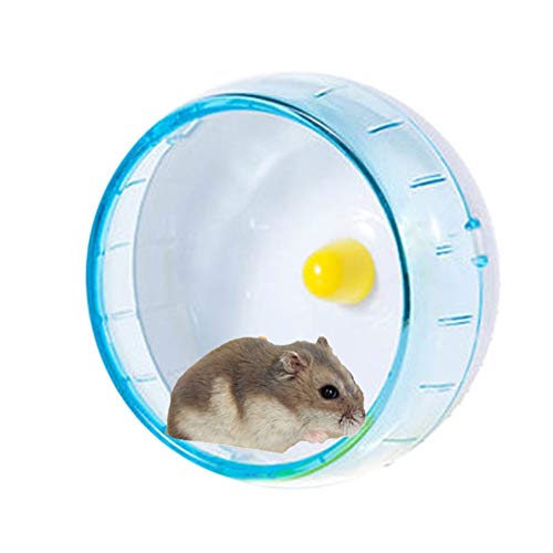 ppactvo laufrad für Hamster laufrad Hamster Stille Hamster Rad Zwerg Hamster Rad Holz Hamster Rad Hamster in eine Ball Spielzeug Hamster übung Ball 12cm,Blue von ppactvo