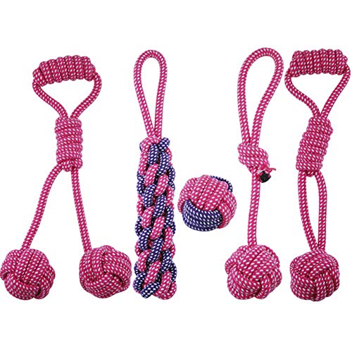 ppactvo Puppy Toys Toys For Dogs That Chew Dog Toy Rope Dog Toy Dog Chew Toys Rope Dog Toys Puppy Teething Toy Puppy Toys From 8 Weeks Dog Rope Toy 5pcs von ppactvo