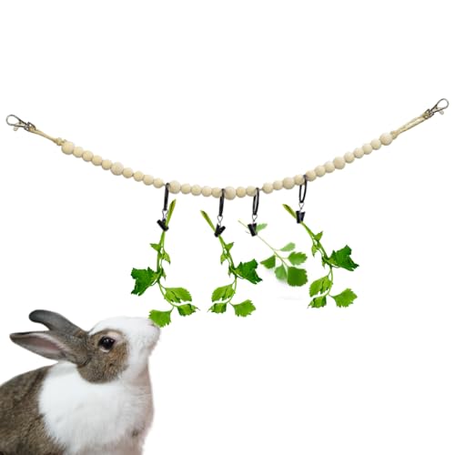 Bunny Enrichment Toys Kaninchen Anreicherung Girlande Hängender Kaninchenfutterspender für Kaninchen, Meerschweinchen und Chinchillas Bunny Enrichment Toys Kaninchen Anreicherung Girlande Hängender Kaninchenfutterspender für Kaninchen, Meerschweinchen und Chinchillas von pranovo