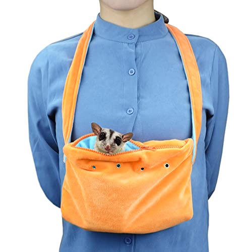 pranovo Sugar Glider Bonding Pouch Tragetasche mit verstellbarem Gurt für Gleiter, Frettchen, Ratten, Igel, Hamster, kleine Haustiere pranovo Sugar Glider Bonding Pouch Tragetasche mit verstellbarem Gurt für Gleiter, Frettchen, Ratten, Igel, Hamster, kleine Haustiere von pranovo