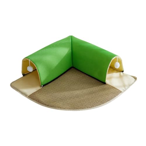 predolo 2 in 1 Katzentunnelbett, Katzenhaus, Waschbar, Interaktive Spielhütte, rutschfeste Unterseite, Bequem mit Ball, Katzen Aktivitätszentrum, Spaß, grün 60cm predolo 2 in 1 Katzentunnelbett, Katzenhaus, Waschbar, Interaktive Spielhütte, rutschfeste Unterseite, Bequem mit Ball, Katzen Aktivitätszentrum, Spaß, grün 60cm von predolo