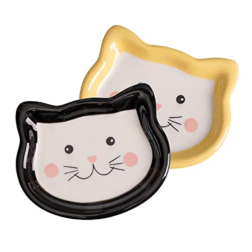 predolo 2er Pack Katzennapf für Haustiere - Keramikschale für kleine Tiere von predolo
