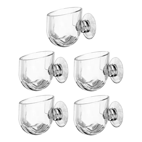 predolo 5 Stück Aquarium Blumentopf mit Saugnapfhalter, Transparente Beschläge für Aquarien predolo 5 Stück Aquarium Blumentopf mit Saugnapfhalter, Transparente Beschläge für Aquarien von predolo