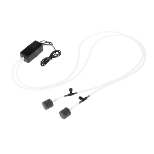 predolo Aquarium Luftpumpe, Sauerstoffpumpe, Kleines Zubehör mit Schlauch, Leise USB Sauerstoffpumpe, Doppelausgang für Stromausfall Im Freien, Schwarz predolo Aquarium Luftpumpe, Sauerstoffpumpe, Kleines Zubehör mit Schlauch, Leise USB Sauerstoffpumpe, Doppelausgang für Stromausfall Im Freien, Schwarz von predolo