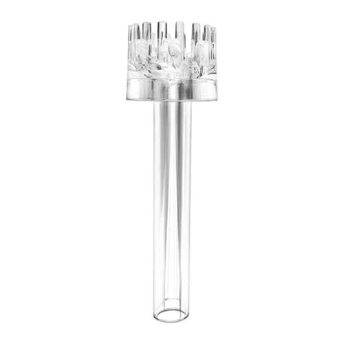 predolo Aquarium Skimmer Robustes Acryl Klar für Zufluss-Abflussrohr Ölfilmentfernungswerkzeug, 16 Mm von predolo