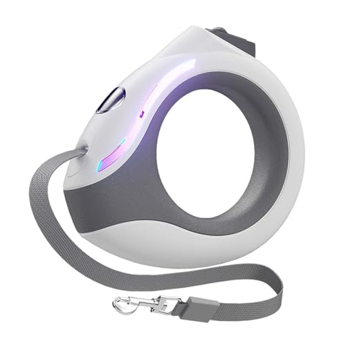 predolo Ausziehbare Leine, Nylonband, 300 cm, mit leicht ausziehbarer, robuster Leine für Jogging, Training, Wandern, Camping, Nacht, Weiß predolo Ausziehbare Leine, Nylonband, 300 cm, mit leicht ausziehbarer, robuster Leine für Jogging, Training, Wandern, Camping, Nacht, Weiß von predolo