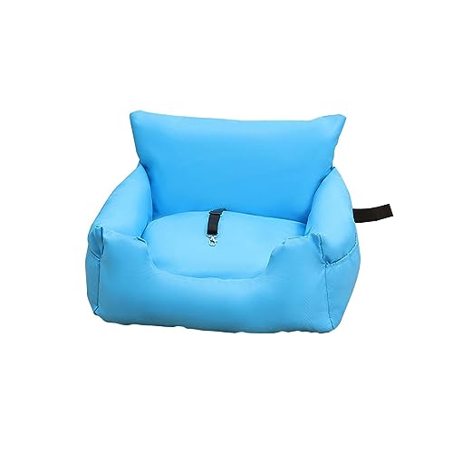 predolo Auto Haustier Hundebett, Sitz für kleine Hunde, Verstellbarer Gurt, praktische Tragetasche, gemütliche Schlafgelegenheit, Blau predolo Auto Haustier Hundebett, Sitz für kleine Hunde, Verstellbarer Gurt, praktische Tragetasche, gemütliche Schlafgelegenheit, Blau von predolo