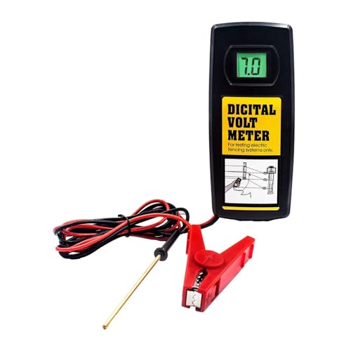 predolo Elektrozaun Spannungsprüfgerät, Messwerkzeug, Voltmeter für Den Hausgarten von predolo