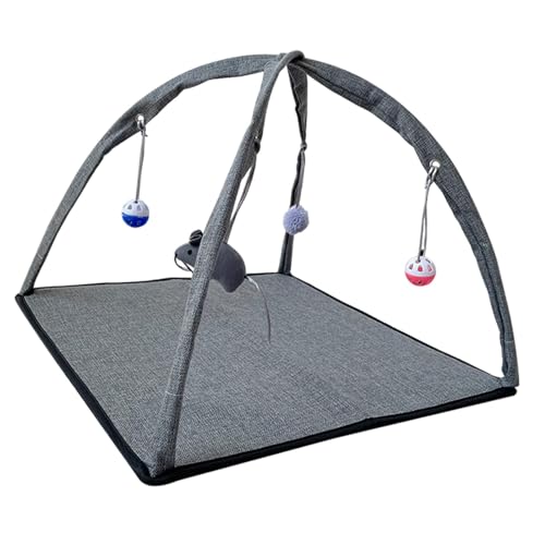 predolo Faltbares Kätzchenzelt, Haustier-Spielbett, Spielzeug, Haustier-Schlafunterlage, Katzen-Aktivitätszentrum für Kätzchen, GRAU predolo Faltbares Kätzchenzelt, Haustier-Spielbett, Spielzeug, Haustier-Schlafunterlage, Katzen-Aktivitätszentrum für Kätzchen, GRAU von predolo