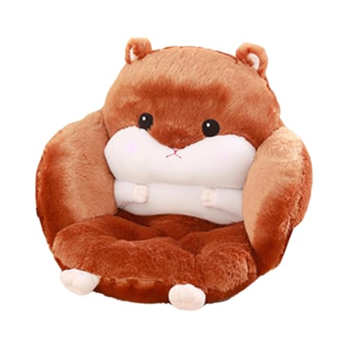 predolo Gemütliches Kissen für Hamsterliebhaber, Wohnzimmerdekoration, Dunkelbraun predolo Gemütliches Kissen für Hamsterliebhaber, Wohnzimmerdekoration, Dunkelbraun von predolo