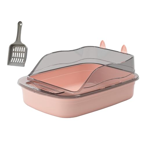 predolo Große Katzentoilette, Kätzchentoilette, Katzensandbecken, Cartoon Form, Große Bettpfanne, Katzensandkasten, Langlebig, Hohe Seiten, Katzentoilette, Rosa predolo Große Katzentoilette, Kätzchentoilette, Katzensandbecken, Cartoon Form, Große Bettpfanne, Katzensandkasten, Langlebig, Hohe Seiten, Katzentoilette, Rosa von predolo