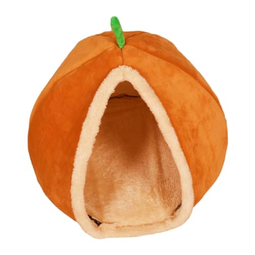 predolo Halbgeschlossenes Hunde- und Katzennest, Katzenhaus, selbstwärmend, Kürbis, zum Schlafen, Schlummern, Katzenbett, Katzenbetthöhle für Pomeranian-Hund, predolo Halbgeschlossenes Hunde- und Katzennest, Katzenhaus, selbstwärmend, Kürbis, zum Schlafen, Schlummern, Katzenbett, Katzenbetthöhle für Pomeranian-Hund, von predolo