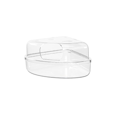 predolo Hamster-Sandbad-Behälter, Sandkasten, transparenter Deckel, stabile Kleintier-Toilette, Hamster-Badezimmer für Frettchen, Rennmäuse, Igelmäuse, Klein, klar predolo Hamster-Sandbad-Behälter, Sandkasten, transparenter Deckel, stabile Kleintier-Toilette, Hamster-Badezimmer für Frettchen, Rennmäuse, Igelmäuse, Klein, klar von predolo