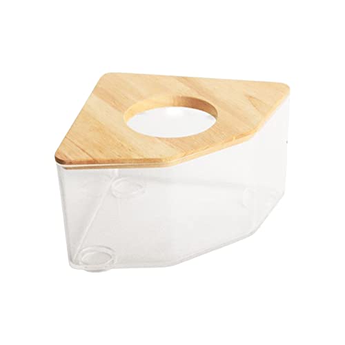 predolo Hamster Sandbad Box Toilette Haustier Badezimmer Sandbad Container Käfig Zubehör für Kleintiere, Frettchen, Eichhörnchen, Rennmäuse von predolo