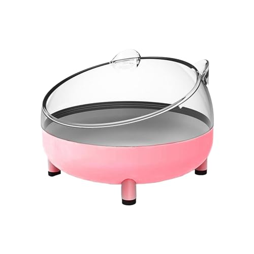 predolo Hamster Sandbadebox, Kleines Tierbadehaus, Transparente Abnehmbare Sandbadehaus Toilettenbadewanne, ROSA predolo Hamster Sandbadebox, Kleines Tierbadehaus, Transparente Abnehmbare Sandbadehaus Toilettenbadewanne, ROSA von predolo