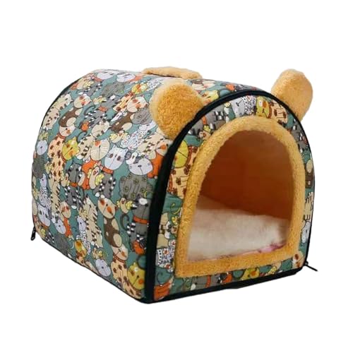 predolo Haustier-Katzennest, Katzennest, Herbst-Winter-weicher Zwinger, Innenkissen, Katzenhaus, Katzenbett für Pudelkatzen, Chihuahua, Pomeranian-Welpen, Grün klein predolo Haustier-Katzennest, Katzennest, Herbst-Winter-weicher Zwinger, Innenkissen, Katzenhaus, Katzenbett für Pudelkatzen, Chihuahua, Pomeranian-Welpen, Grün klein von predolo