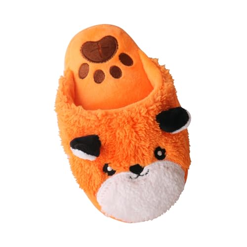 predolo Haustier-Quietsch-Plüsch-Hausschuh-Welpen-Kauspielzeug, Selbstunterhaltung, Schnüffeltraining, Plüsch-Hunde-Puzzle-Spielzeug für kleine und, Orange predolo Haustier-Quietsch-Plüsch-Hausschuh-Welpen-Kauspielzeug, Selbstunterhaltung, Schnüffeltraining, Plüsch-Hunde-Puzzle-Spielzeug für kleine und, Orange von predolo